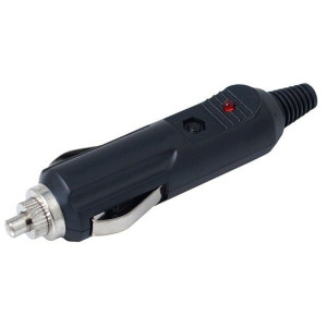 Wtyczka do gniazda zapalniczki EURO 12/24V max. 15A z diodą i bezpiecznikie