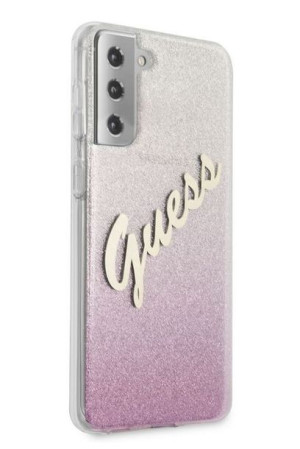 Guess Gradient Script Samsung S21 Plus - Pink