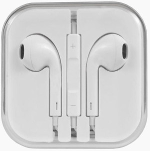 Słuchawki douszne PRZEWODOWE Apple Lightning 8-pin (białe)