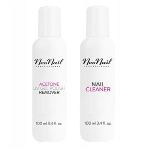 Zestaw Płyny Neonail Cleaner Aceton Remover 100ml