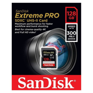 Sandisk Extreme Pro Sdxc 128 Gb - 300 Mb/s Uhs-ii