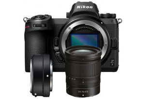 Nikon Z7 + 24-70 mm f/4 + adapter FTZ