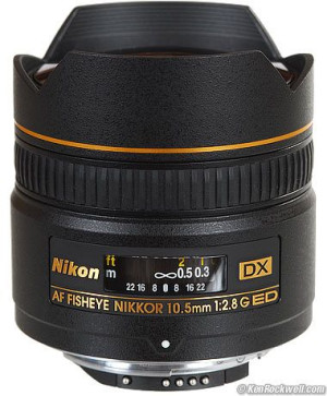 Nikon Nikkor 10.5 F/2.8 G Ed Af Dx