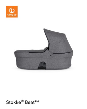 Stokke Beat - gondola do wózka | Black Melange