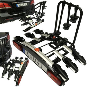 Aguri Active Bike 3 Silver bagażnik rowerowy na hak