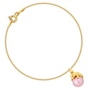 Bransoletka z kotkiem z perełką Swarovski /1953/