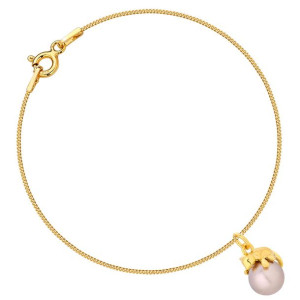 Bransoletka z kotkiem z perełką Swarovski /1949/