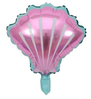 Balon Muszelka Różowa 51x54,5cm
