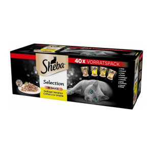 Sheba Selection in Sauce Kolekcja drobiowych smaków 40*85g - Mokra Karma dl