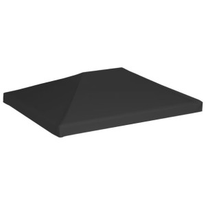 Zadaszenie altany ogrodowej, 270 g/m², 4x3 m, czarne
