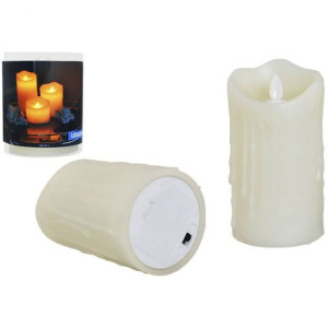 Świeca Woskowa Led Lampion Ruchomy Płomień 15cm