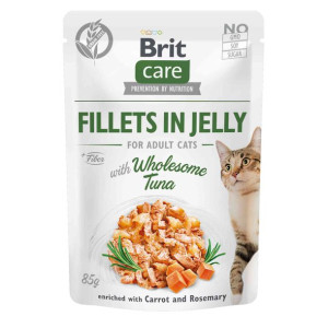 Brit Care Cat Wholesome Tuna Fillets in Jelly Tuńczyk Karma Dla Kota  85 g