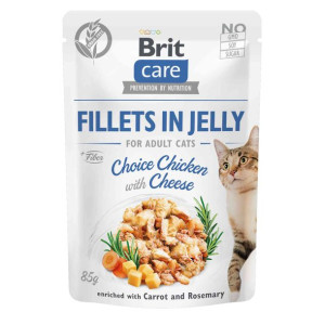 Brit Care Cat Fillets In Jelly Choice Chicken With Cheese Kurczak I Ser Mok