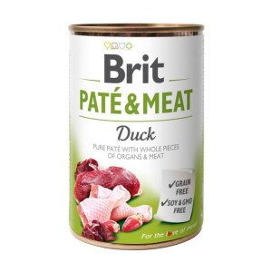 Brit Pate & Meat Duck Kaczka Mokra Karma Dla Psa 800 g