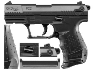 Replika pistolet ASG Walther P22 6 mm
