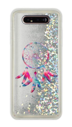 Casegadget Etui Liquid Łapacz Snów Samsung Galaxy A80 / A90 Srebrny