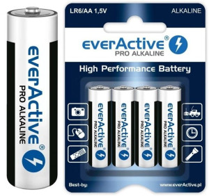 Baterie alkaliczne AA / LR06 everActive PRO x4szt