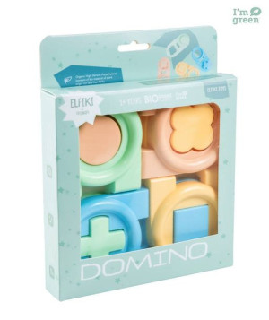 Klocki Elfiki Eco Sorter Domino 8 el.