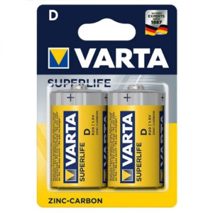 Baterie Cynkowo-węglowe Varta Superlife R20 D 2szt