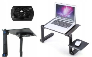 Składany Stolik Pod Laptopa Podkładka Metalowa!