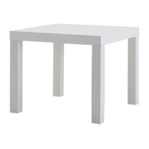 Ikea Lack Ława Stolik Kawowy Skandynawski 55x55 Cm Biały