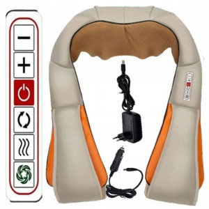 Pas Masażer Wibracyjny Kręgosłupa Szyi Shiatsu Masaż Karku
