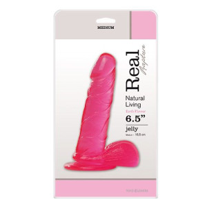 Dildo-jelly Dildo Real Rapture Pink 6,5""""