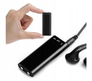 DYKTAFON PENDRIVE mini PODSŁUCH SŁUCHAWKI ukryty 16gb