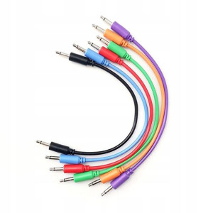 Patchkable Kabel 3,5mm Mono Męskie 6 sztuk 45cm