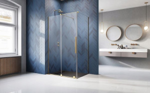 Kabina Furo KDJ GOLD 100x90 RADAWAY Lewa Złota