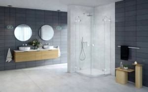 Kabina ESSENZA Pro PDD 90x100x200 RADAWAY CHROM