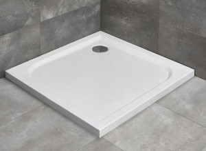 Brodzik kwadratowy plytki RADAWAY Delos C 80x80