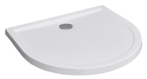 Brodzik przyscienny plytki RADAWAY Delos P 100x90