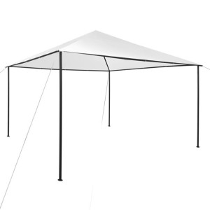 Pawilon ogrodowy, 4 x 4 x 2,7 m, biały, 180 g/m²