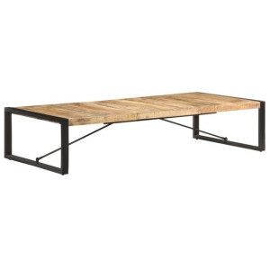 Stolik kawowy, 180 x 90 x 40 cm, surowe drewno mango