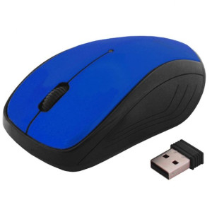 Mysz bezprzewodowa USB niebieska