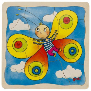 Puzzle warstwowe gąsiennica