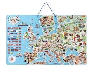 Magnetyczna mapa Europy XXXL