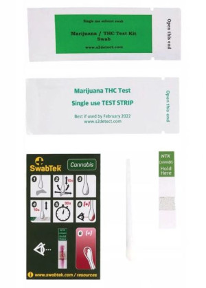 Szybki test do wykrywania THC marihuany SwabTek