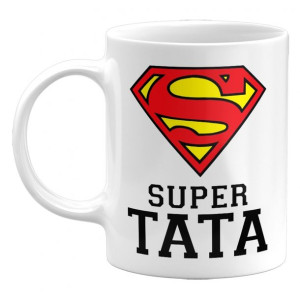 Kubek Super Tata, Prezent Na Dzień Ojca, 330ml
