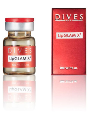 DIVES MED LipGLAM X6 1x5ml nowa czerwień wargowa powiększenie ust NOWOŚĆ!!