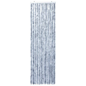 Zasłona przeciwko owadom, srebrna, 56x200 cm, szenil