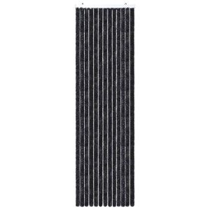 Zasłona przeciwko owadom, antracytowa, 90x200 cm, szenil