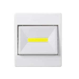 Lampka Włącznik Led Cob 3w Na Baterie + Magnes