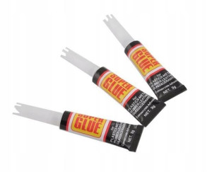 Klej Super Glue Szybkoschnący Mocny Zestaw 3szt