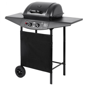 Grill Gazowy Ogrodowy Z Rusztem Bbq 5kw 2 Palniki
