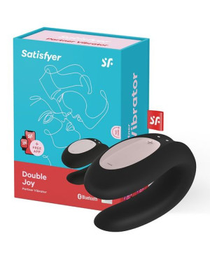 wibrator - double joy partner vibrator black