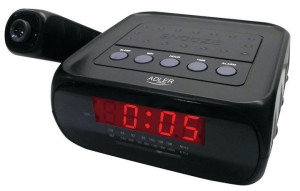Radiobudzik z projektorem radio FM AM alarm