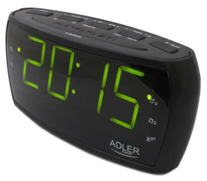 Radiobudzik radio FM AM zegar LED ADLER AD1121