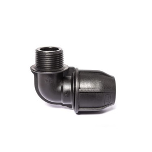 PE M (GZ) 32-3/4" Kolano PN16 Fish